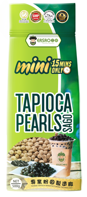Ersao Mini Tapioca Pearls (Black) 500g