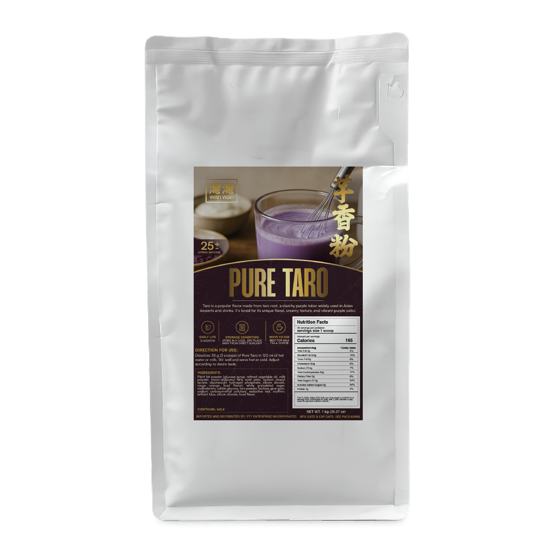 Wanwan Pure Taro Powder 1kg