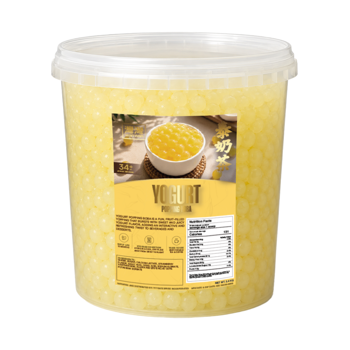 Wanwan Yogurt Popping Boba 3.4kg